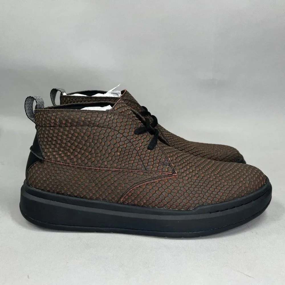 Stacy Adams Cai Chukka Boots Men's Size 7 Brown Leather Plain‎ Toe Casual Shoes